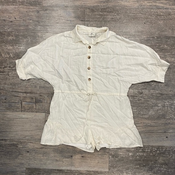 Palms Away romper - Picture 1 of 8